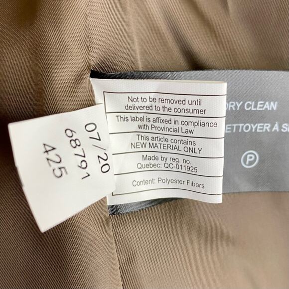 Sam Edelman Women's Wool Blend Coat in Melange Brown, Size 6 - Picture 15 of 16